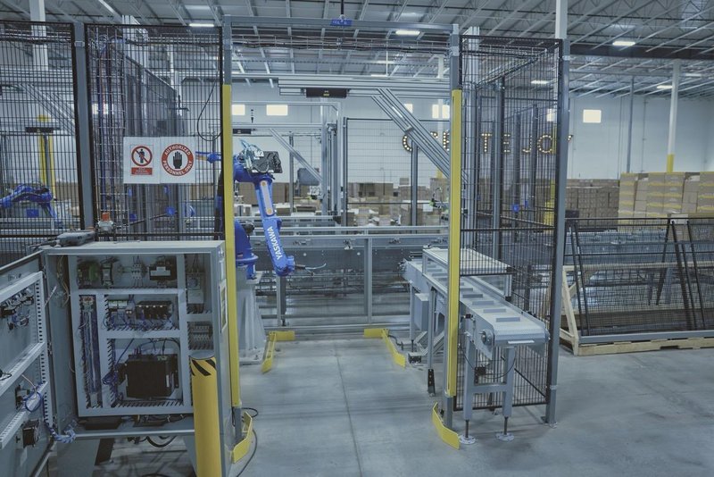 Yaskawa Motoman GP25-12 Robots (5) – YRC1000 Controllers, Mech-Mind 3D Vision, Bin Picking, Integrated Safety Cells, 2022