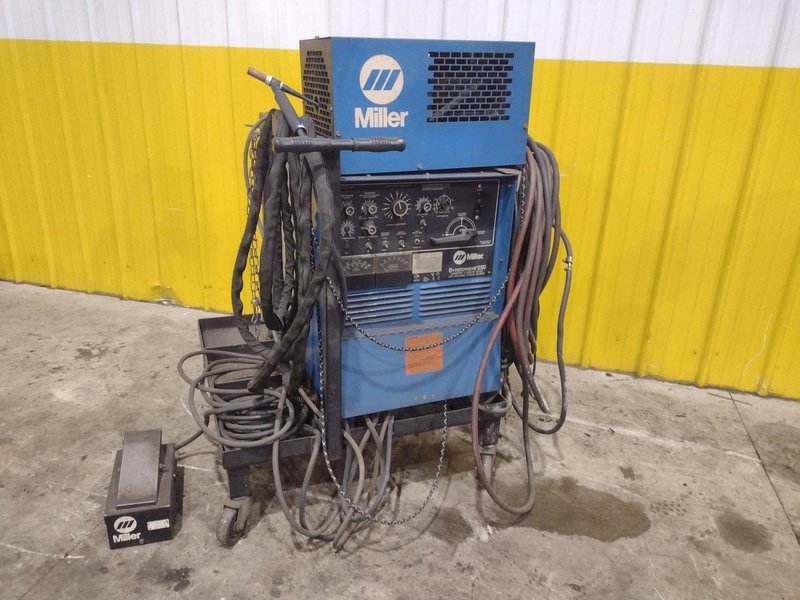 MILLER MODEL #SYNCROWAVE 250 AC/DC WELDER &amp; RADIATOR-1 CHILLER: YOBRO #24819