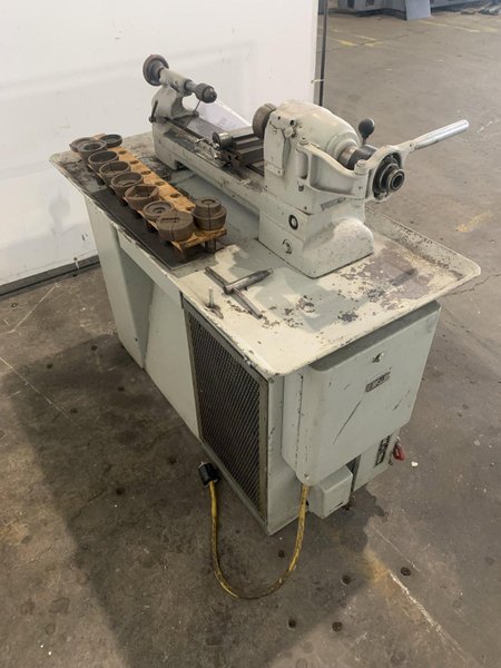 6" X 18" HARDINGE MODEL DSM59 SHOP LATHE. STOCK # 0746623.