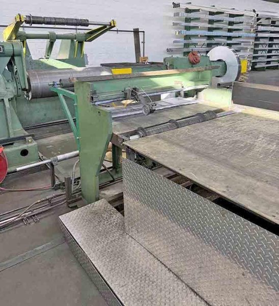 54" x 6.50" x 30,000# Stamco Slitting Line# 4057