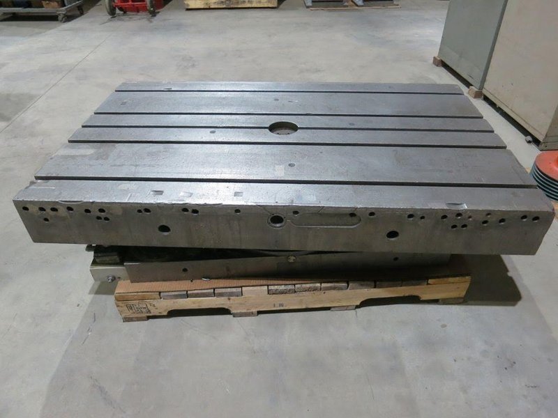 GIDDINGS &amp; LEWIS 36 X 60 HYDROSTATIC INDEX TABLE