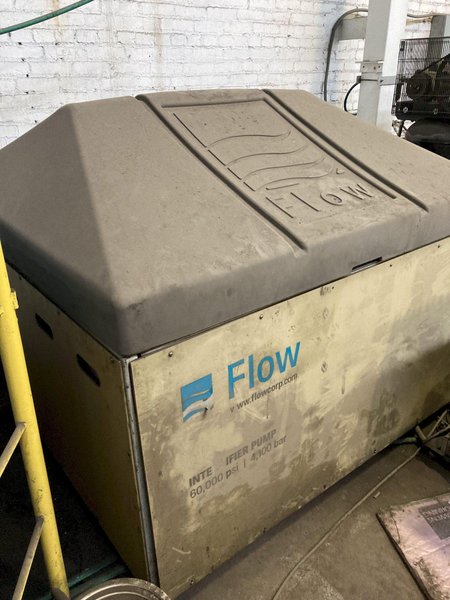 144" X 336" FLOW 60,000 PSI FLOW WATER JET CUTTING SYSTEM. STOCK #0119926