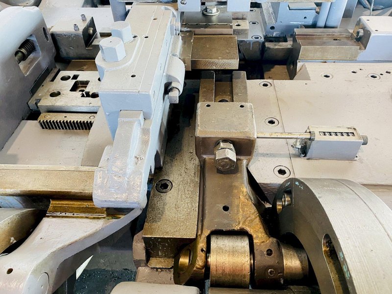 1/2" X 24" US BAIRD MODEL # 8 FOUR SLIDE WIRE MACHINE. STOCK # 0509019