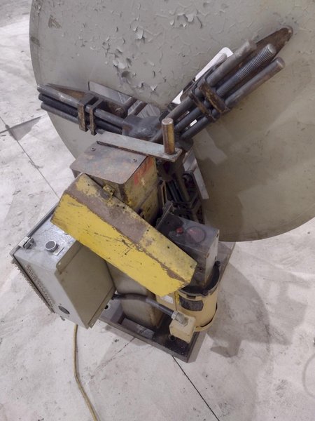 500 LB X 10" JACO MODEL #JVRE-510-1 MOTORIZED UNCOILER COIL REEL: STOCK #20086