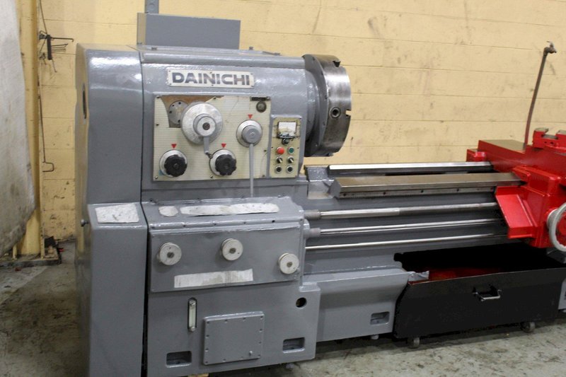 24" X 164" DAINICHI GAP BED ENGINE LATHE: STOCK # 73049