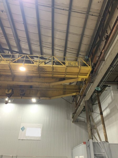 40/10 TON X 76' 6" P&amp;H D-20 OVERHEAD BRIDGE CRANE. STOCK # 0314723.