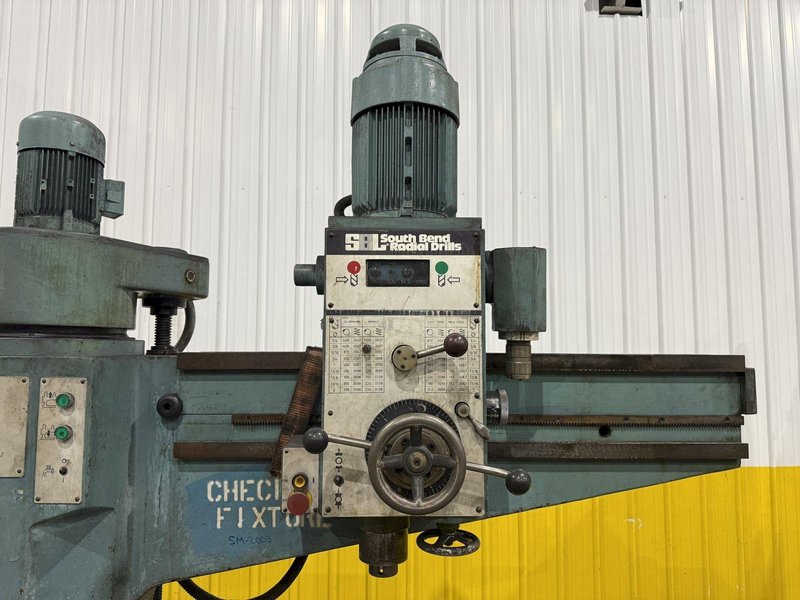4' x 11" FORADIA SOUTH BEND MODEL #GR50-1200 RADIAL DRILL: YOBRO #24134
