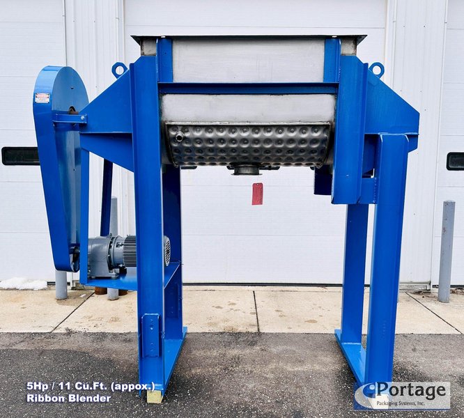 Aaron Equipment Jacketed 11-Cu.Ft. Ribbon Blender