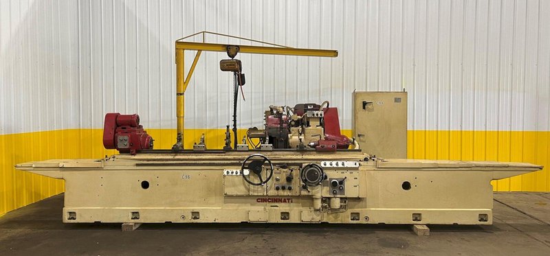 10" X 96" CINCINNATI PLAIN CYLINDRICAL GRINDER:  STOCK 18585