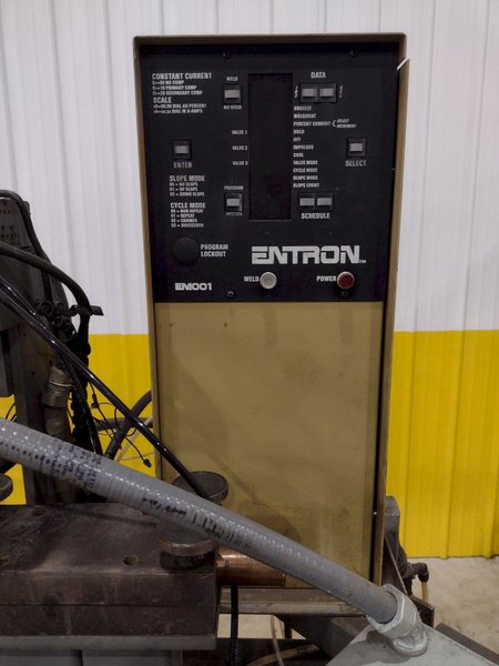 48" LONGUTUDINAL SEAM WELDER WITH ROMAN WELDER &amp; ENTRON CONTROLS: STOCK #21743