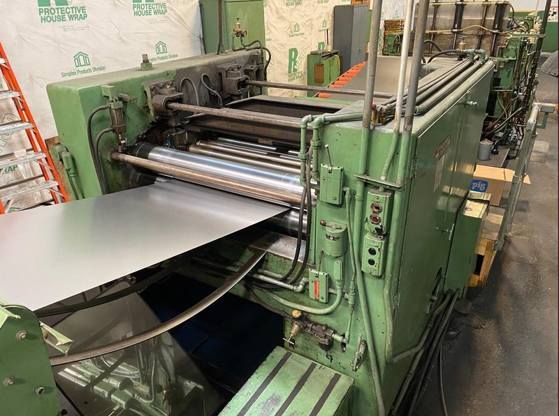 48" X 20,000 LBS RBI AUTOMATIC FEED DAHLSTROM CTL CUT TO LENGTH LINE ENTRY: STOCK #19768