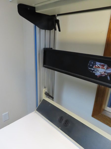 Adjustable Work Bench and Light w Power Strip- Auction Item