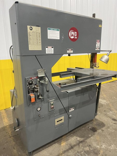 36" GROB MODEL #4V-36 VERTICAL BAND SAW: STOCK 19834