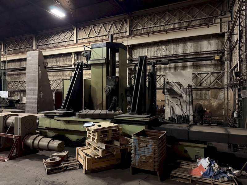 5" KURAKI KBT-13CDXA CNC HORIZONTAL BORING MILL WITH BUILT IN ROTARY. STOCK # 0984926