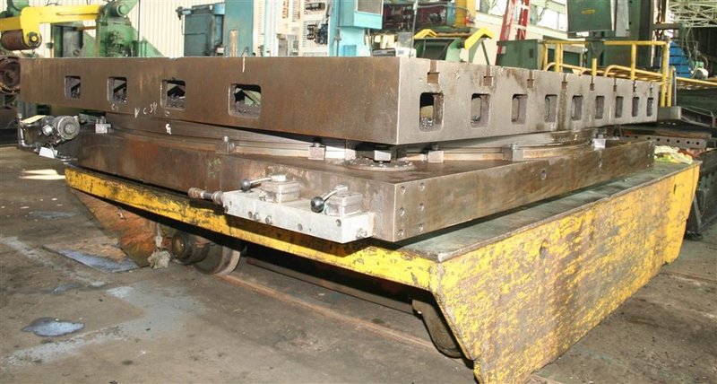 96" X 96" GIDDINGS &amp; LEWIS ROTARY AIR LIFT TABLE: STOCK #10946