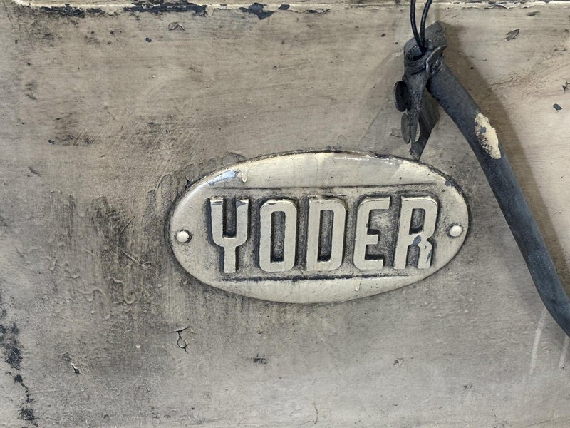 10,000 LB X 36" W X 16" ID YODER COIL RECOILER WITH PUSH OFF: STOCK #22949