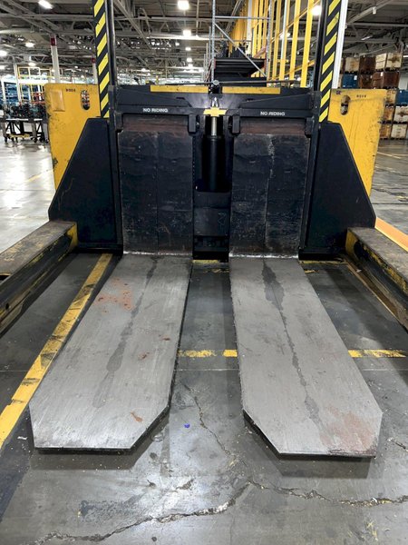60,000 LBS RICO MODEL #HLR600 ELECTRIC FORKLIFT / DIE-CART / COIL-CARRIER. STOCK #1004225
