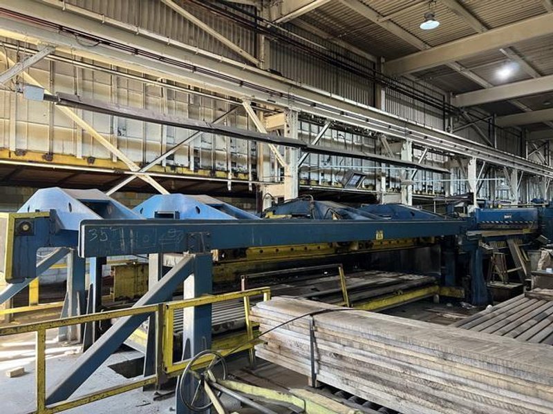 72" X .200" X 50,000 LBS VOSS CUT TO LENGTH LINE: STOCK #22300