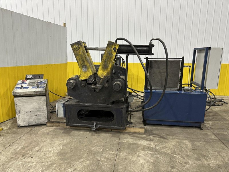 200 TON (2-3/8" TO 9-5/8") DIAMETER TRUE GRIT MODEL CT200 HYDRAULIC TUBE &amp; PIPE PUSH POINTER / END FORMER/ SWAGING PRESS: STOCK #22399