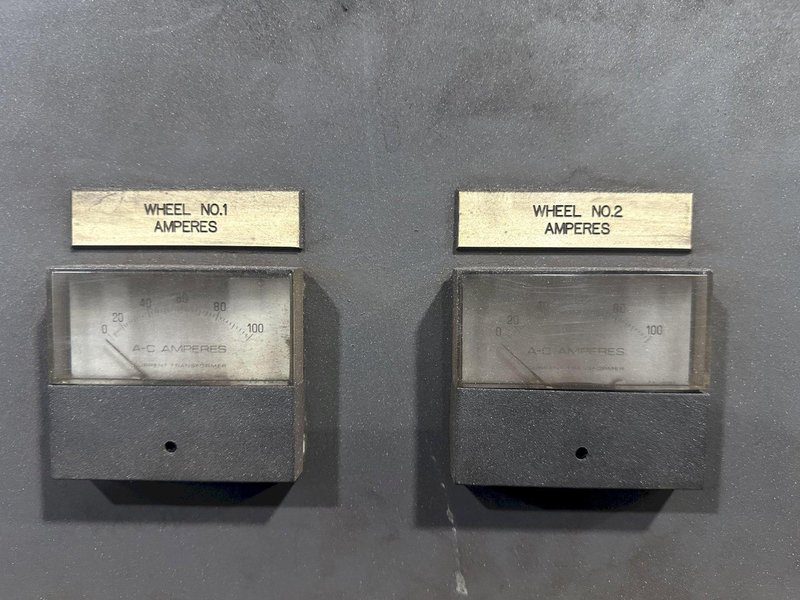 6" X (2) 15 HP WHEEL WHEELABRATOR "SKEW ROLL PIPE &amp; BAR" SHOT BLAST BLASTER SYSTEM: STOCK #20002