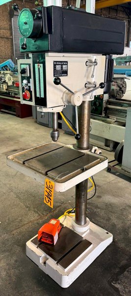 20" Willis Single Spindle Drill 20VS, V-Speed 150-2000 RPM, Floor, 2 HP