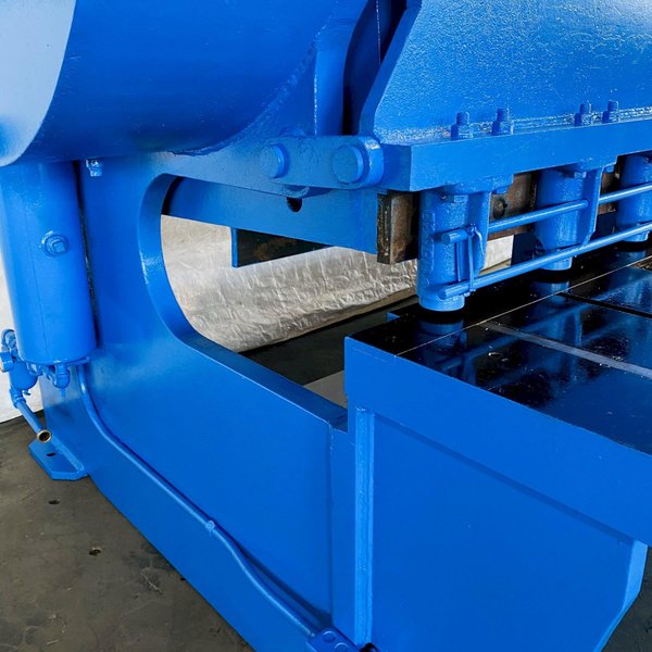 8' X 1/4" STEELWELD 4B-8 MECHANICAL SHEAR. STOCK # 0415921