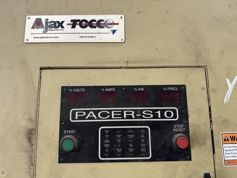 150 KW AJAX-TOCCO MODEL PACER-S10 HEAT INDUCTION POWER SOURCE, 6-10 KHZ, NEW 2008: STOCK #22587