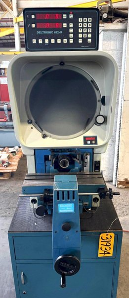 14" Deltronic Optical Comparator DH14-MPC, Surface Illumination, DRO