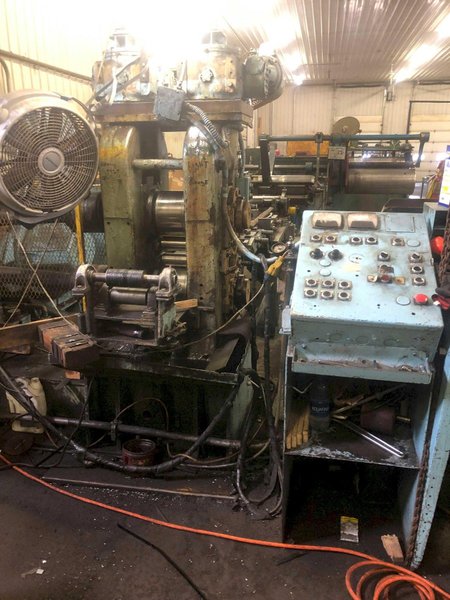 6" WATERBURY FARREL 4  HIGH NON REVERSING ROLLING MILL W/EDGING Stock # 14171