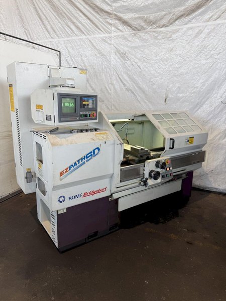 20" X 40" BRIDGEPORT ROMI EZ-PATH SD CNC LATHE. STOCK # 0550625