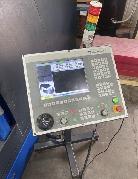 2019 MILLTRONICS RH33 Large Travel Vertical Machining Center with Arm ATC and Full Enclosure