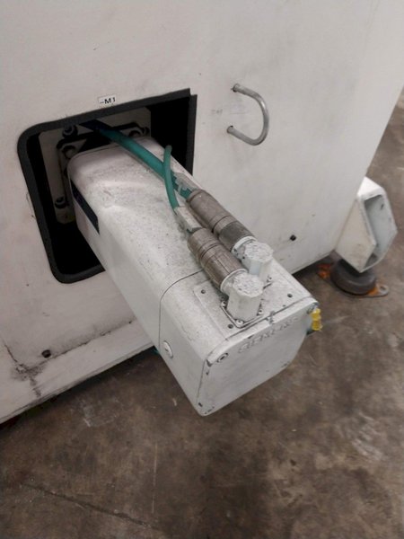 1,100 LB X 16" GSW MODEL #MHM0.5/1250SO SERVO MOTORIZED COIL REEL UNCOILER, NEW 1996: STOCK 12987