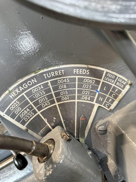 3A WARNER &amp; SWASEY M-3500 SADDLE TYPE TURRET LATHE. STOCK # 0345325