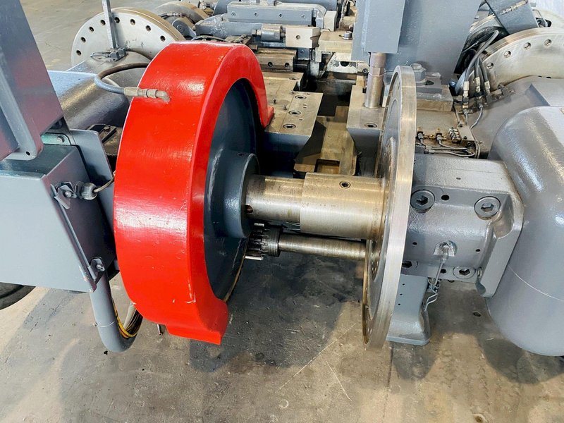 1/2" X 24" US BAIRD MODEL # 8 FOUR SLIDE WIRE MACHINE. STOCK # 0509519