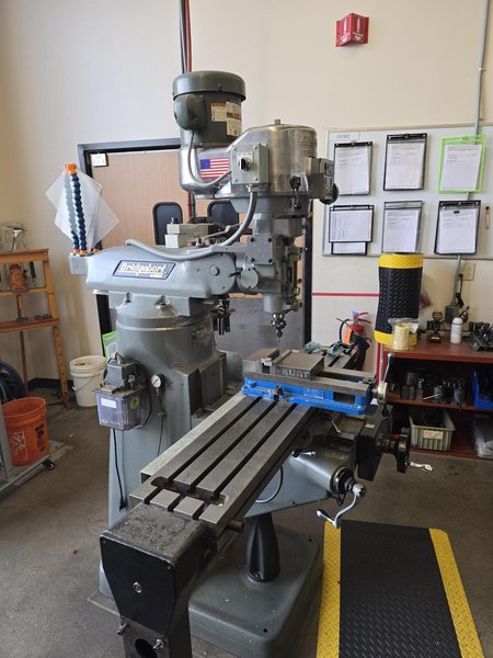 HARDINGE-BRIDGEPORT SERIES I Vertical Miller - 2HP, Newall DRO, Power Feeds, Kurt Vise