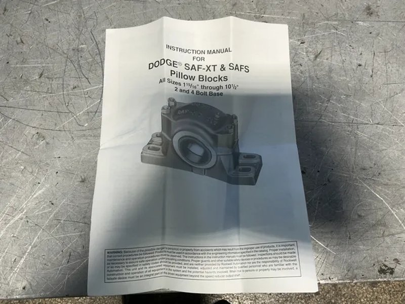 Dodge Pillow Block Housing - Saf Xt544