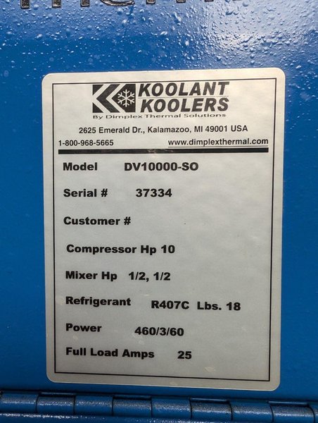 2013 HOFFMAN MODEL UBF-300 K FILTER MACHINE