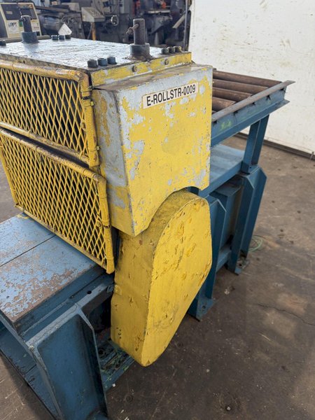 16" WIDE X 4.5" ROLL DIAMETER FRANKLIN HYDRAULIC PINCH FEED ROLL. STOCK # 0666325