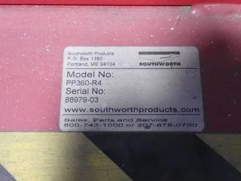 Southworth 44" Pallet Postitoner  - Pp360-r4