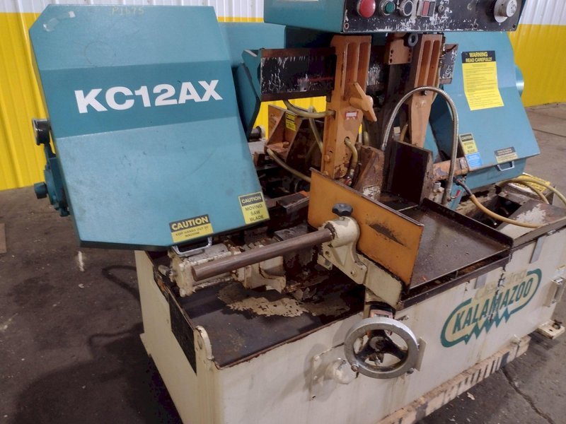 12" x 12" KALAMAZOO MODEL #KC12AX AUTOMATIC HORIZONTAL BANDSAW: STOCK #18789