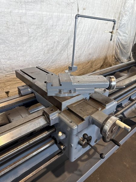 24" X 168" TOS TRENCIN SN55U ENGINE LATHE. STOCK # 0561325.