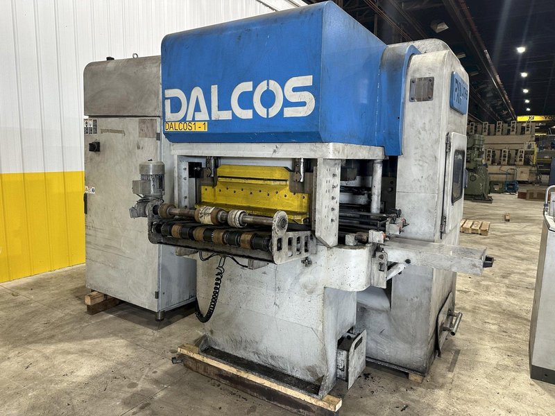 30" x 14 GA DALCOS MODEL #PXN-800 AUTOMATIC COIL HYDRAULIC PUNCHING MACHINE: STOCK #20332