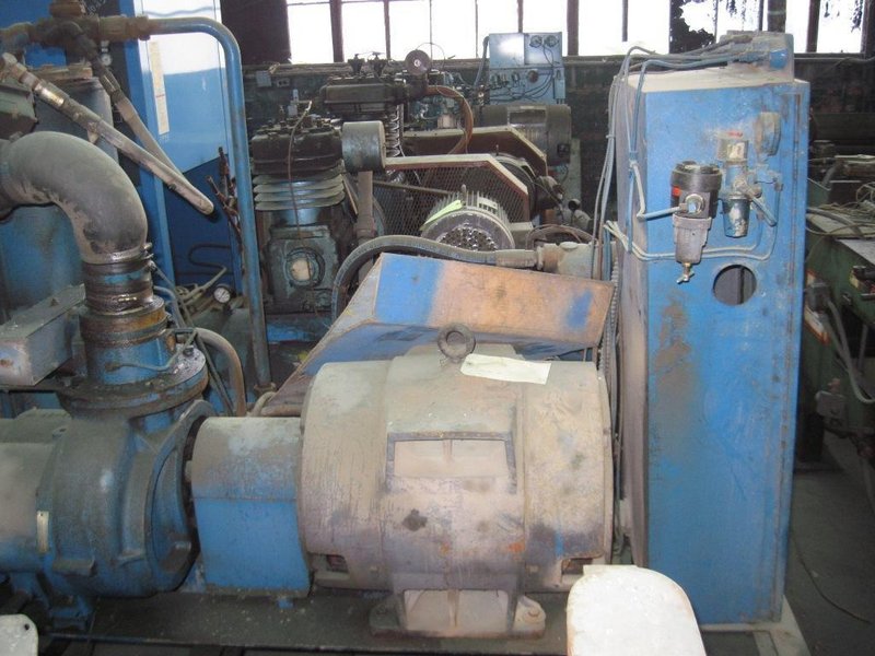 60 HP QUINCY ROTARY SCREW AIR COMPRESSOR: STOCK #61399