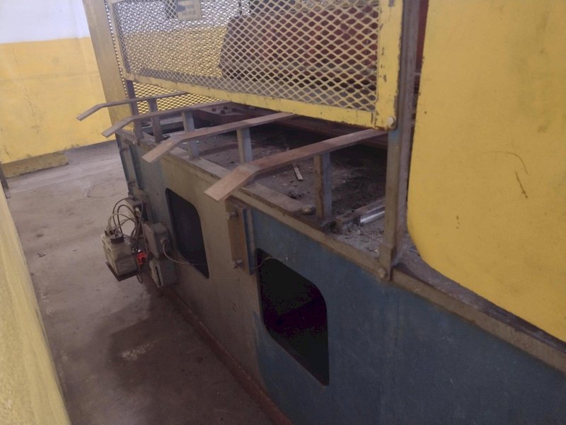 48" X 18 GA BRADBURY "BOSS-48" COIL STRAIGHTENER &amp; FYLING SHEAR STOCK #3190