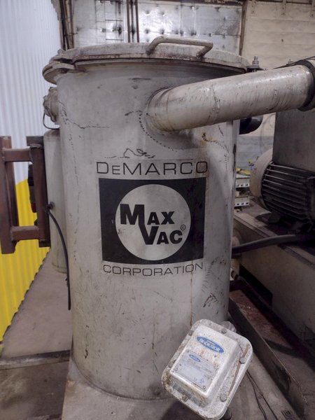 25 HP DEMARCO MODEL #MK25E "MAX-VAC" PORTABLE INDUSTRIAL VACUUM SYSTEM: STOCK #19578
