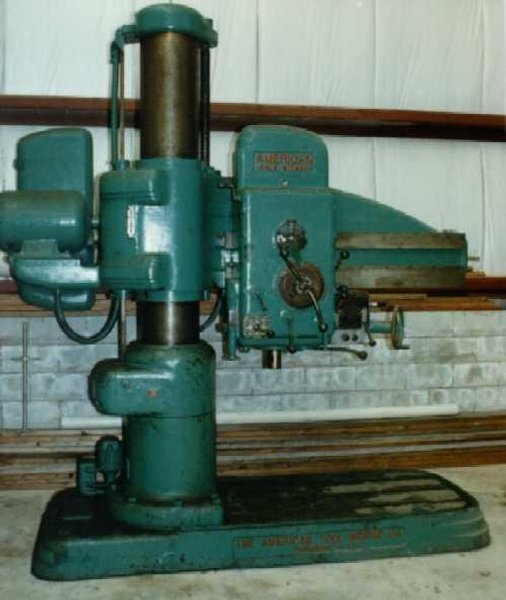 4' x 13" AMERICAN RADIAL DRILL