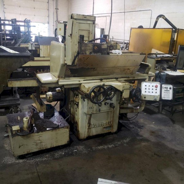 12" X 24" OKAMOTO ACCUGAR 124N HYDRAULIC SURFACE GRINDER. STOCK # 1118024.