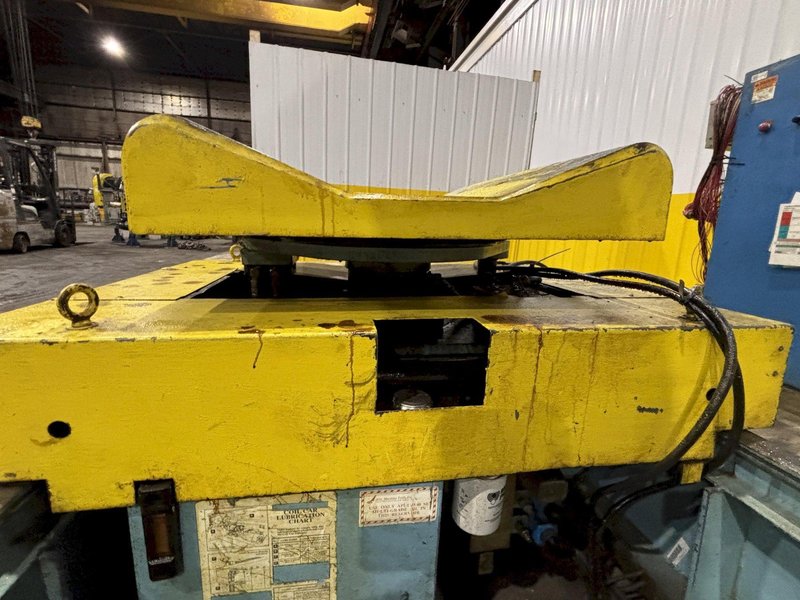 20,000 LBS X 60" ASC MODEL 20/25W DOUBLE END MOTORIZED COIL REEL UNCOILER WITH ASC 30M COIL CAR: STOCK #22513