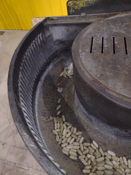 12 FT3 ROTOFINISH MODEL #ST-12MSLT VIBRATORY BOWL FINISHER STOCK: #20855
