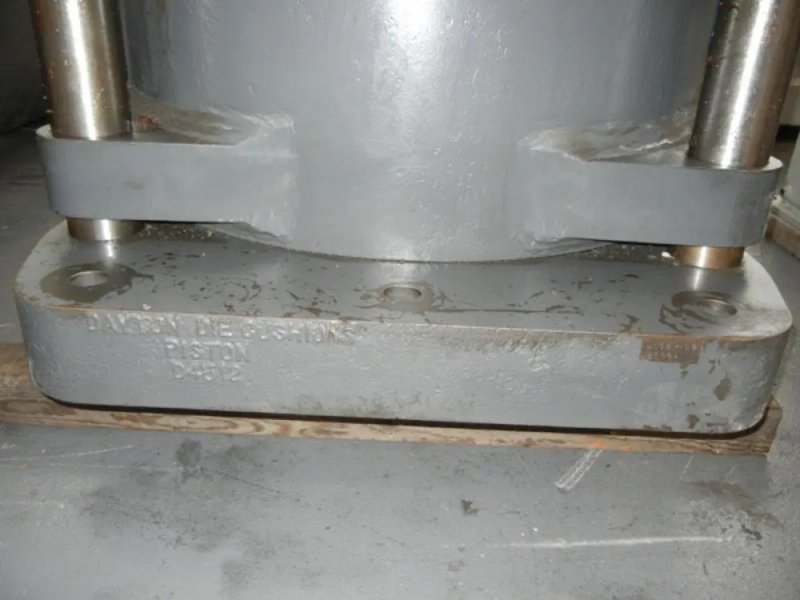 USED DAYTON HEAVY DUTY PNEUMATIC DIE CUSHION, Model HC36, 102 Tons, YEAR: 2014
